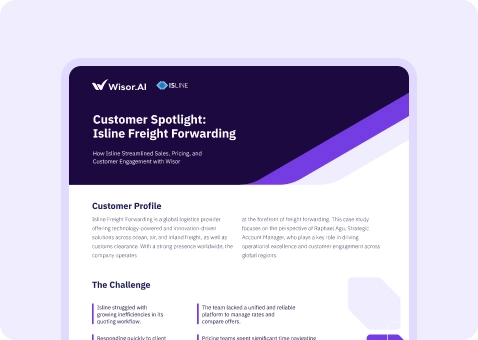 Customer Spotlight: Isline Freight Forwarding