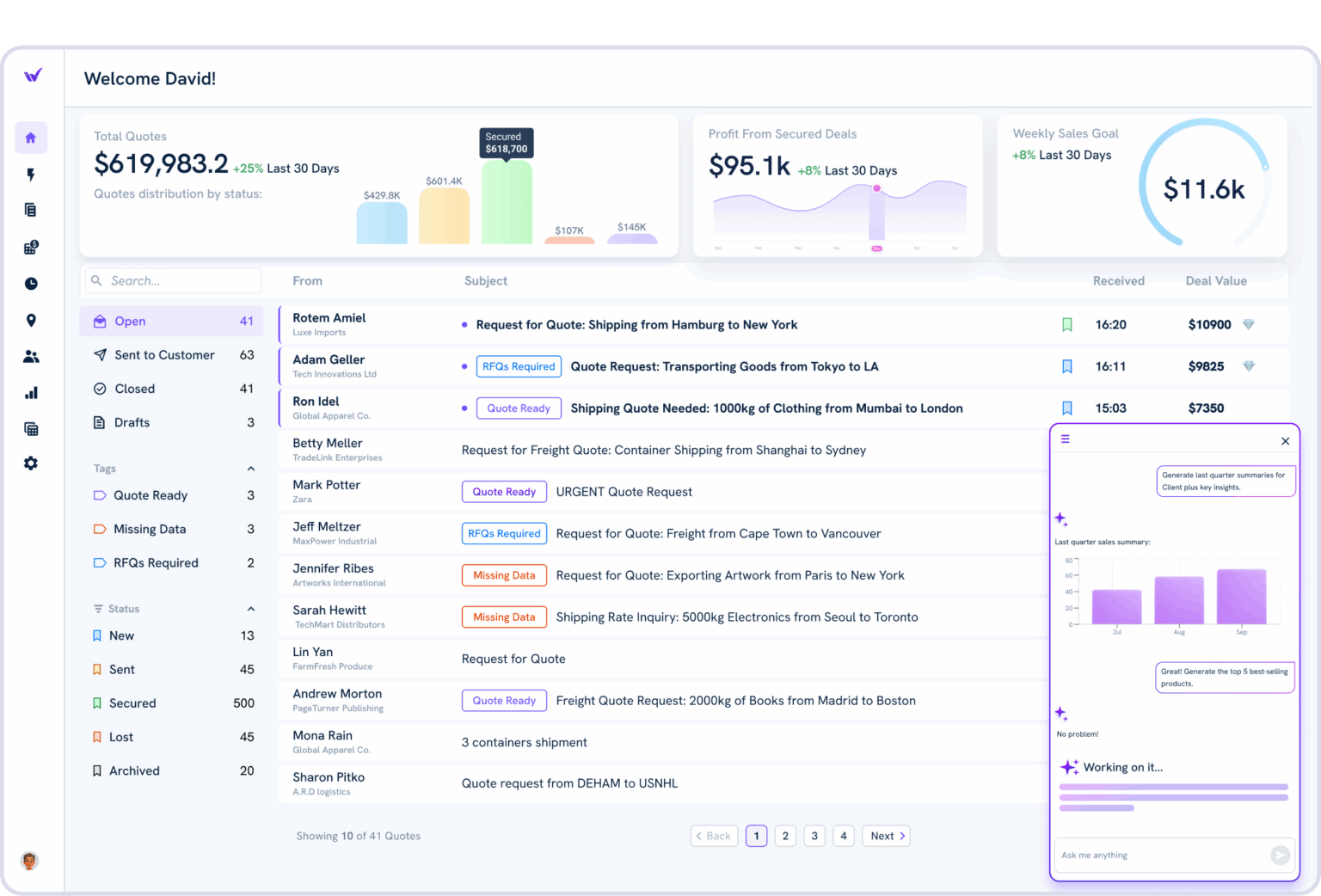 Wisor AI: #1 Freight Forwarding Automation Platform