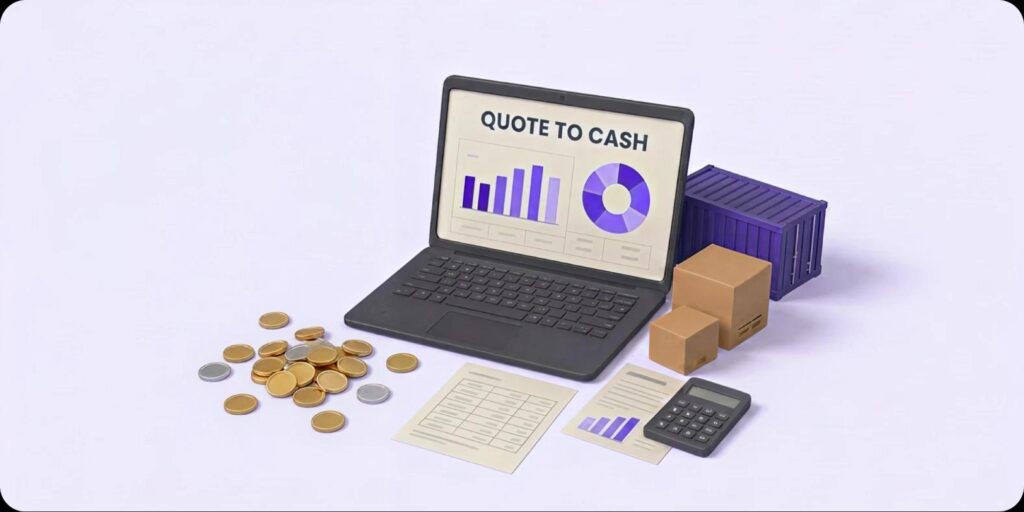quote to cash process in freight forwarding